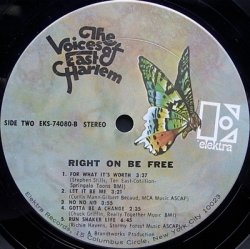 画像3: THE VOICES OF EAST HARLEM / RIGHT ON BE FREE