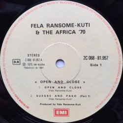 画像2: FELA "RANSOME" KUTI  & THE AFRICA 70 / OPEN & CLOSE