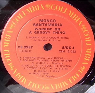 画像2: MONGO SANTAMARIA / WORKIN' ON A GROOVY THING